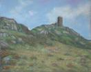 A little painting of Brent Tor, for the Exhibition
