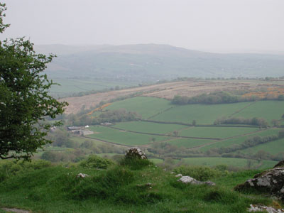 view from Brent Tor