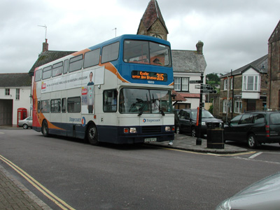Bus at North Tawton