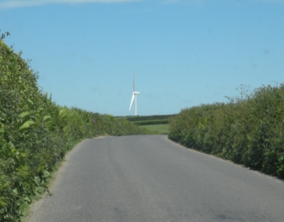 Turbine from the road
